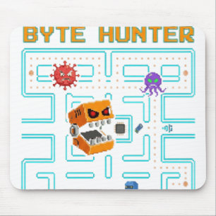 Tapis De Souris Jeu d'arcade sombre et audacieux Parodie de crâne
