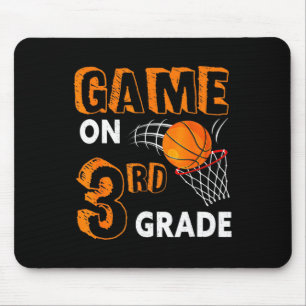Tapis De Souris Jeu De Basket De 3E Année Retour À L'École Fun Gi