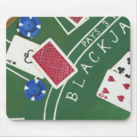 Jeu de Blackjack avec chips par Chariklia Zarris