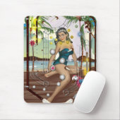Tapis De Souris Jeu de flipper vintage (Avec souris)