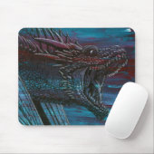 Tapis De Souris Jeu de la Dragon-peinture d'art de fan de trônes (Avec souris)