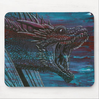 Tapis De Souris Jeu de la Dragon-peinture d'art de fan de trônes