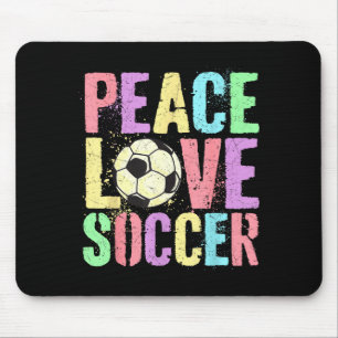 Tapis De Souris Jeu de maman de club de score de football de paix 