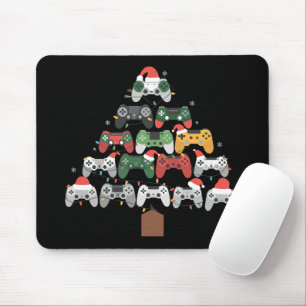 Tapis De Souris Jeu de Noël Arbre Joueurs Joueur Noël Cadeaux