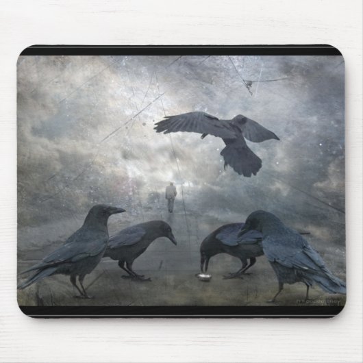Tapis De Souris Jeu de Ravens avec du temps perdu (Devant)
