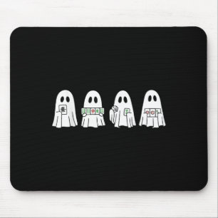 Tapis De Souris Jeu de saison effrayant de fantôme d'Halloween jou