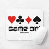 Tapis De Souris Jeu dessus ! (Quatre costumes de carte) (Avec souris)