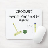 Tapis De Souris Jeu du Croquet (Avec souris)