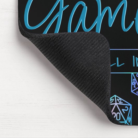 Tapis De Souris Jeu Hologramme D20 sur | Imaginaire RPG Roll Initi (Coin)