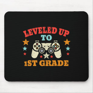 Tapis De Souris Jeu mis à niveau en 1re année Premier jour d'école