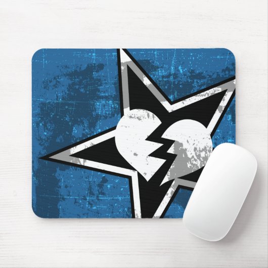 Tapis De Souris Jeu Mousepad de machine de haine (bleu) (Avec souris)