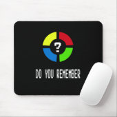 Tapis De Souris Jeu - Never Forget Is 80's Gamer Gadget (Avec souris)