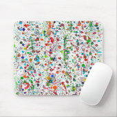 Tapis De Souris Jeu Nuit 2 Mousepad (Avec souris)