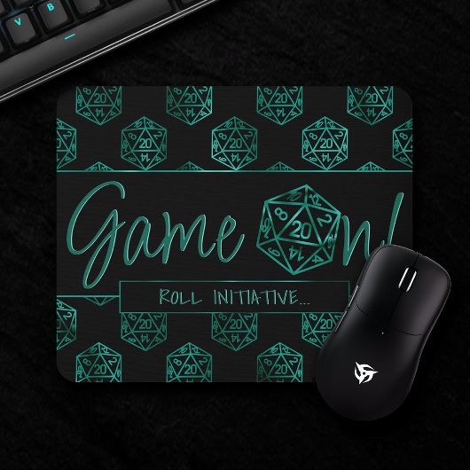 Tapis De Souris Jeu RPG activé | Emerald Imaginaire Tabletop Retro
