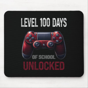 Tapis De Souris Jeu Vidéo 100 Jours Niveau École 100 Jours De L'Éc