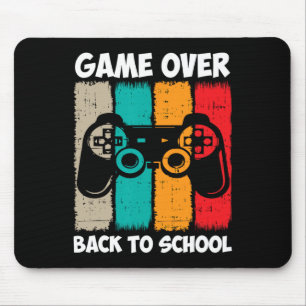Tapis De Souris Jeu vidéo amusant de rentrée scolaire sur l'enseig