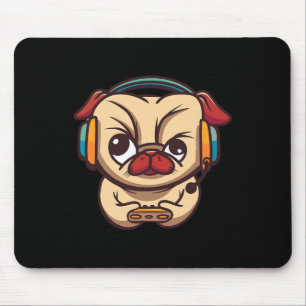 Tapis De Souris Jeu Vidéo de chien de jeu mignon jeu Pc Ordinateur
