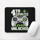 Tapis De Souris Jeu vidéo déverrouillé de 4e année à l'école (Avec souris)