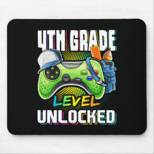 Tapis De Souris Jeu vidéo déverrouillé de 4e année à l'école
