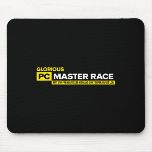 Tapis De Souris Jeu Vidéo Dire - Glorieuse Pc Master Race Shirt1