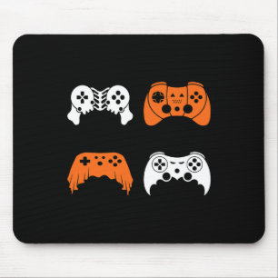 Tapis De Souris Jeu vidéo du contrôleur de jeu d'Halloween Joueur