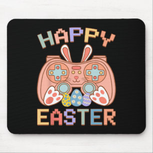 Tapis De Souris Jeu Vidéo Pâques Bunny Gaming Contrôleur Gamer Bo