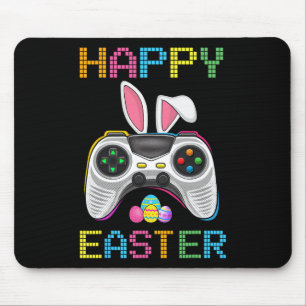 Tapis De Souris Jeu Vidéo Pâques Bunny Gaming Contrôleur Gamer Bo