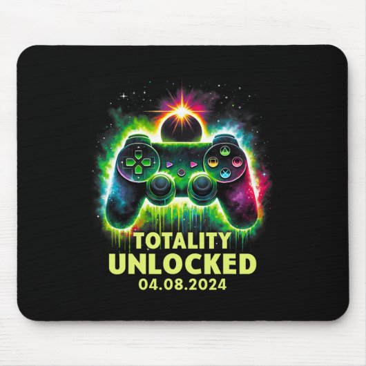 Tapis De Souris Jeu vidéo Solar Eclipse 2024 (Devant)