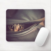 Tapis De Souris Jeune chaton tigré (Avec souris)