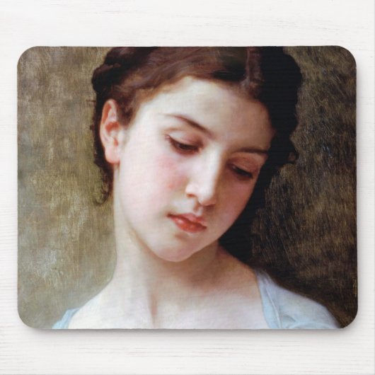 Tapis De Souris Jeune fille, Bouguereau (Devant)