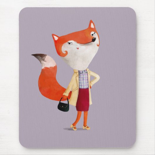 Tapis De Souris Jeune fille de Mod Fox (Devant)