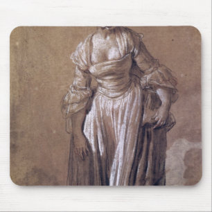 Tapis De Souris Jeune fille debout