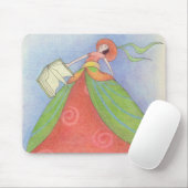 Tapis De Souris Jeune fille du livre Mousepad (Avec souris)
