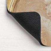 Tapis De Souris Jeune fille serrant son sein (Coin)