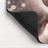 Tapis De Souris Jeune fille soufflant des semis de Dandelion (Coin)