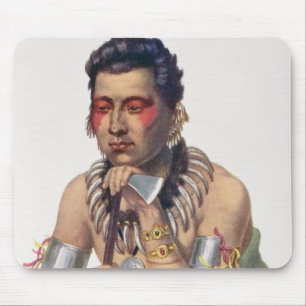 Tapis De Souris Jeune MA-Avoir-Ka, chef de l'Iowas