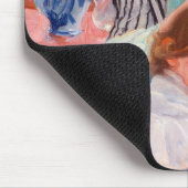 Tapis De Souris Jeune mère coudre, Mary Cassatt (Coin)