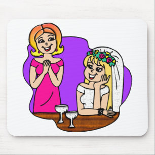 Tapis De Souris Jeune mère de la jeune mariée