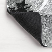 Tapis De Souris Jeune sorcière et chats noirs (Coin)