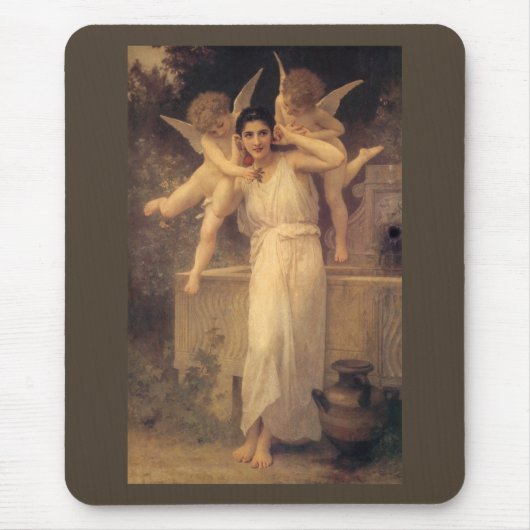 Tapis De Souris Jeunesse par Bouguereau, Portrait des Anges Victor (Devant)