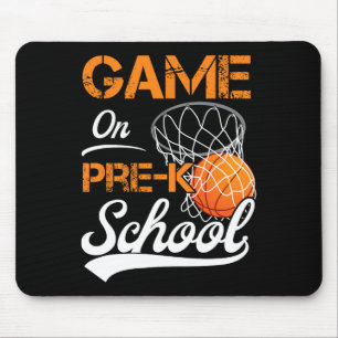 Tapis De Souris Jeux Amusants Sur Le Basketball Pré-k Premier Jour