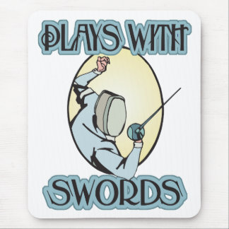 Tapis De Souris Jeux avec des épées