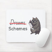 Tapis De Souris Jeux de chats mignons Chat amusant (Avec souris)
