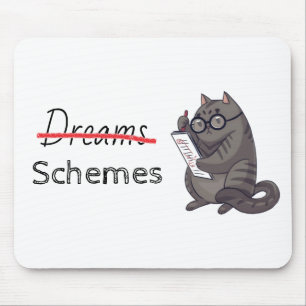 Tapis De Souris Jeux de chats mignons Chat amusant
