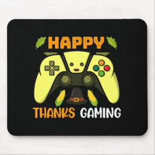 Tapis De Souris Jeux drôles de Thanksgiving heureux