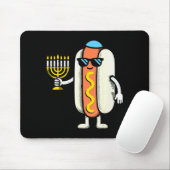 Tapis De Souris Jewish Pjs Hotdog Funny Food Hanukkah Pajamas Chan (Avec souris)