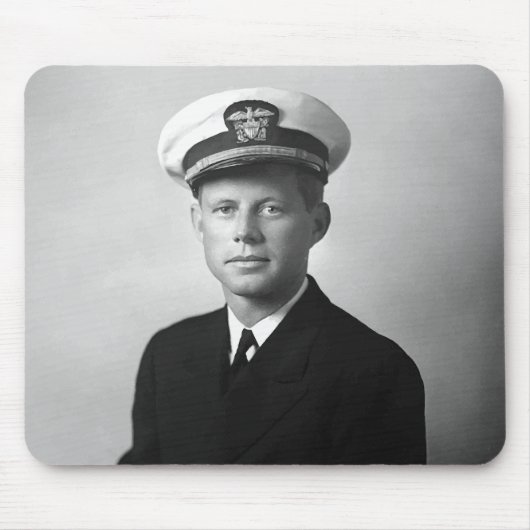 Tapis De Souris JFK portant son uniforme de marine (Devant)