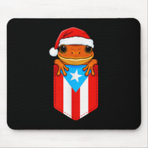 Tapis De Souris Jibaro Coqui Frog Porto Rico Drapeau Boricua Cket