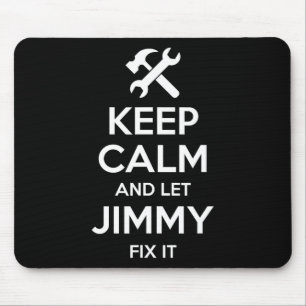 Tapis De Souris Jimmy Fix Citation Drôle Anniversaire Nom personna