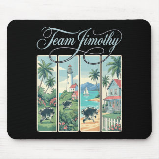 Tapis De Souris Jimothy Raton Drôle Panda Ordures Équipe Jimothy